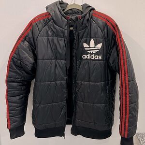 Adidas vintage puffer jacket